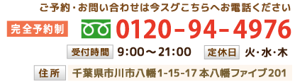 電話番号 0120-94-4976